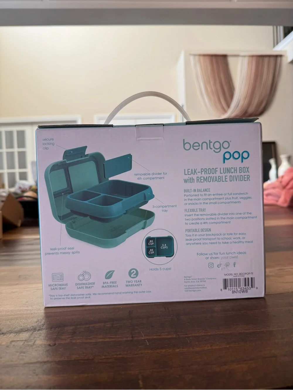 Bento Pop Leak-Proof Lunch Box - Teal